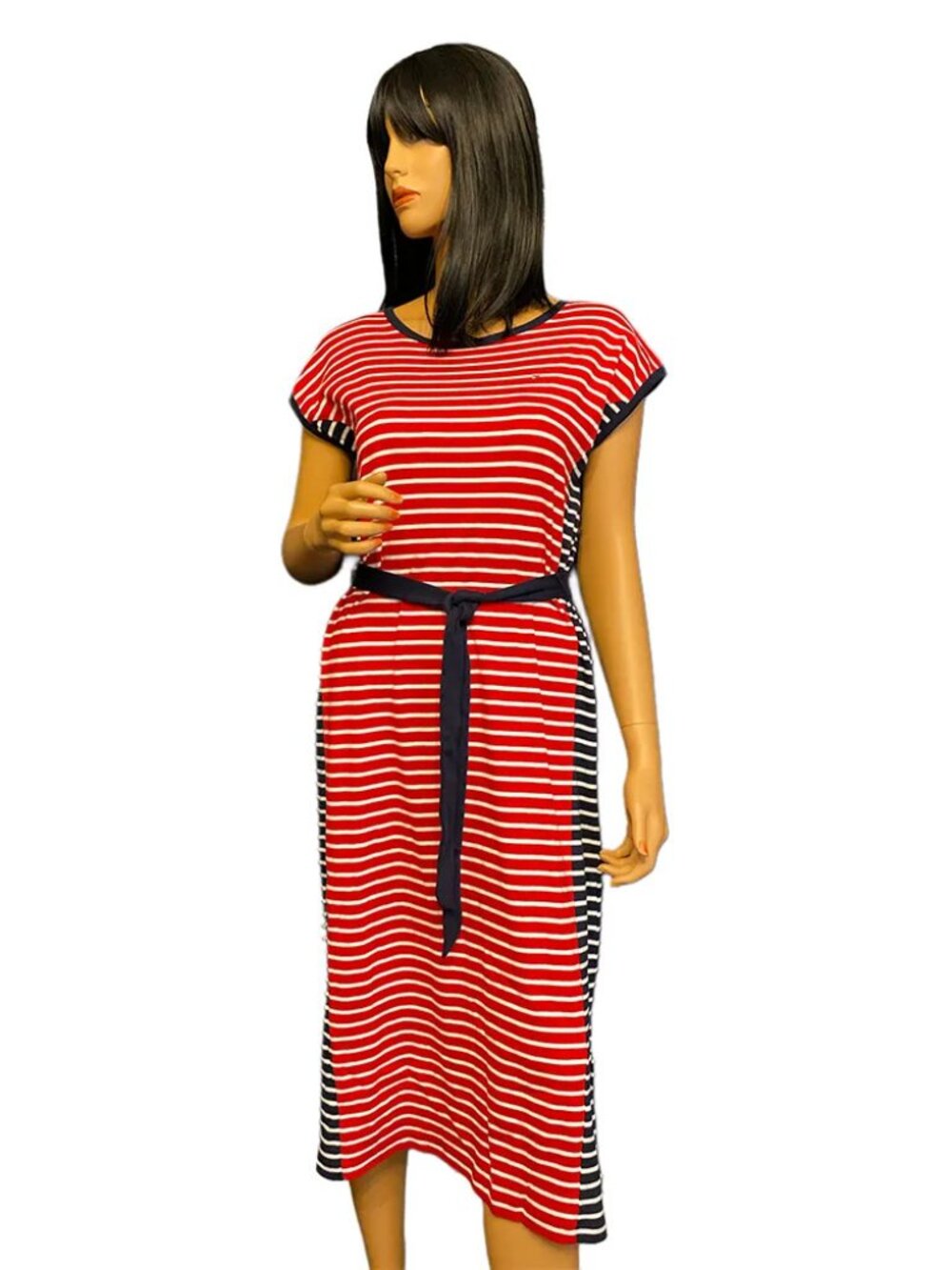 Tommy Hilfiger Striped Sneaker Dress with Removable Belt